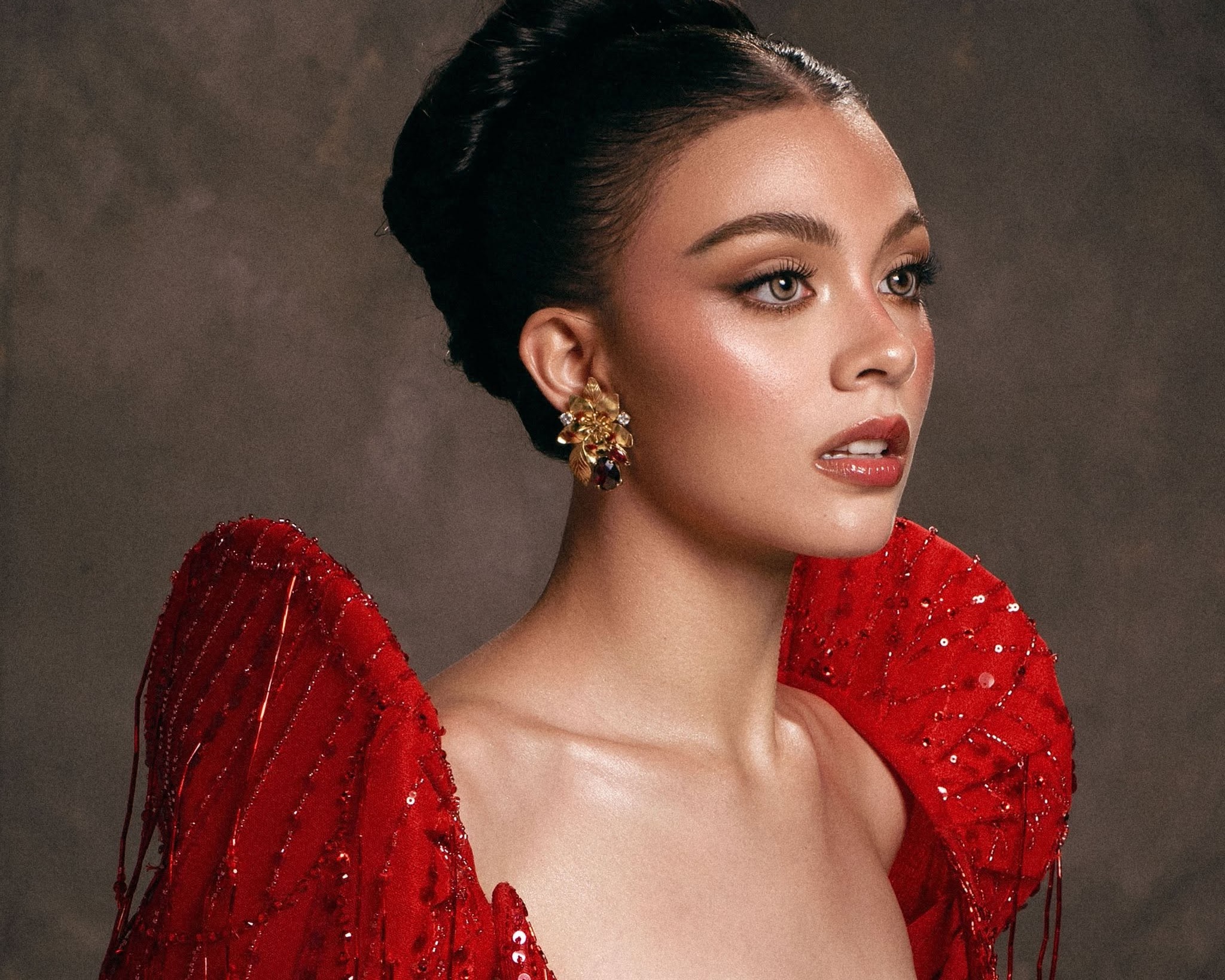 Asia Rose Simpson Miss World Philippines 2026 red gown