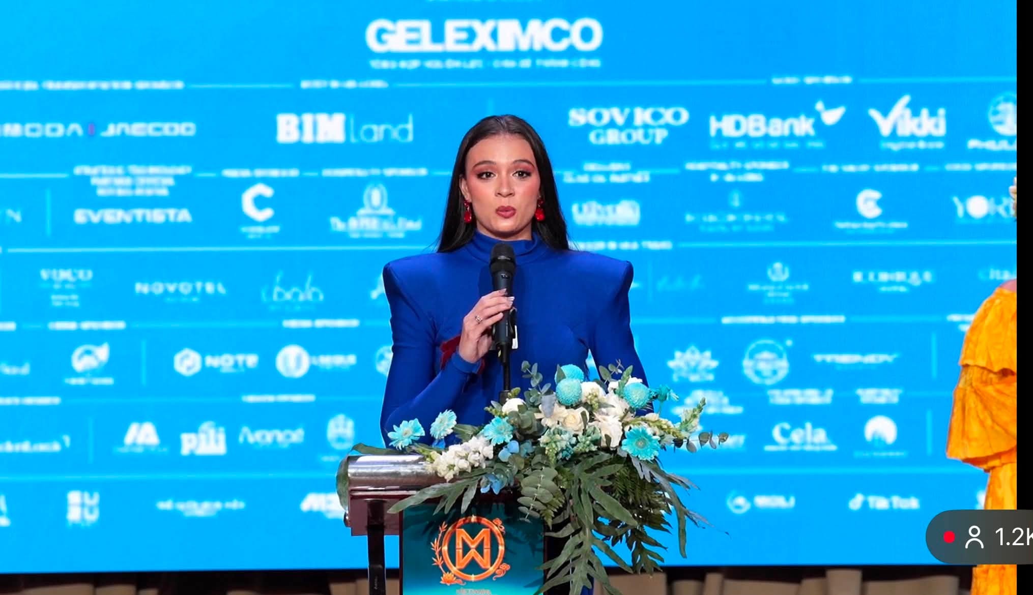 Asia Rose Simpson won Head-to-Head Challenge at Miss World