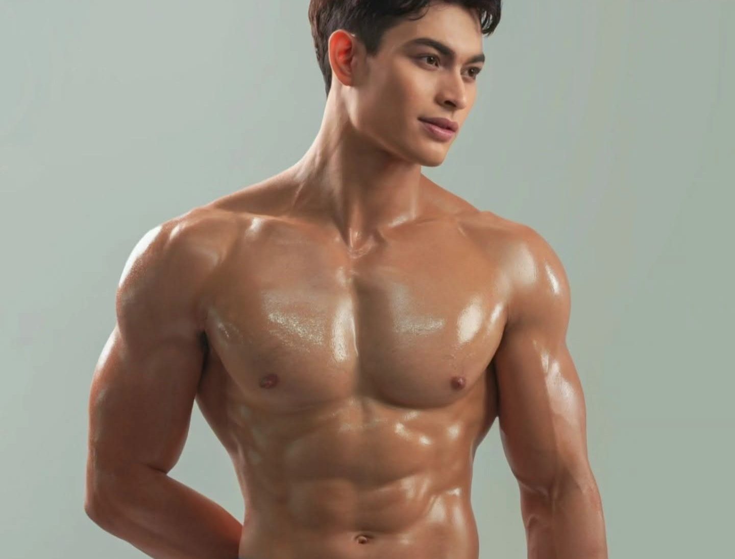 Oliver Eugen Kretz in trunks