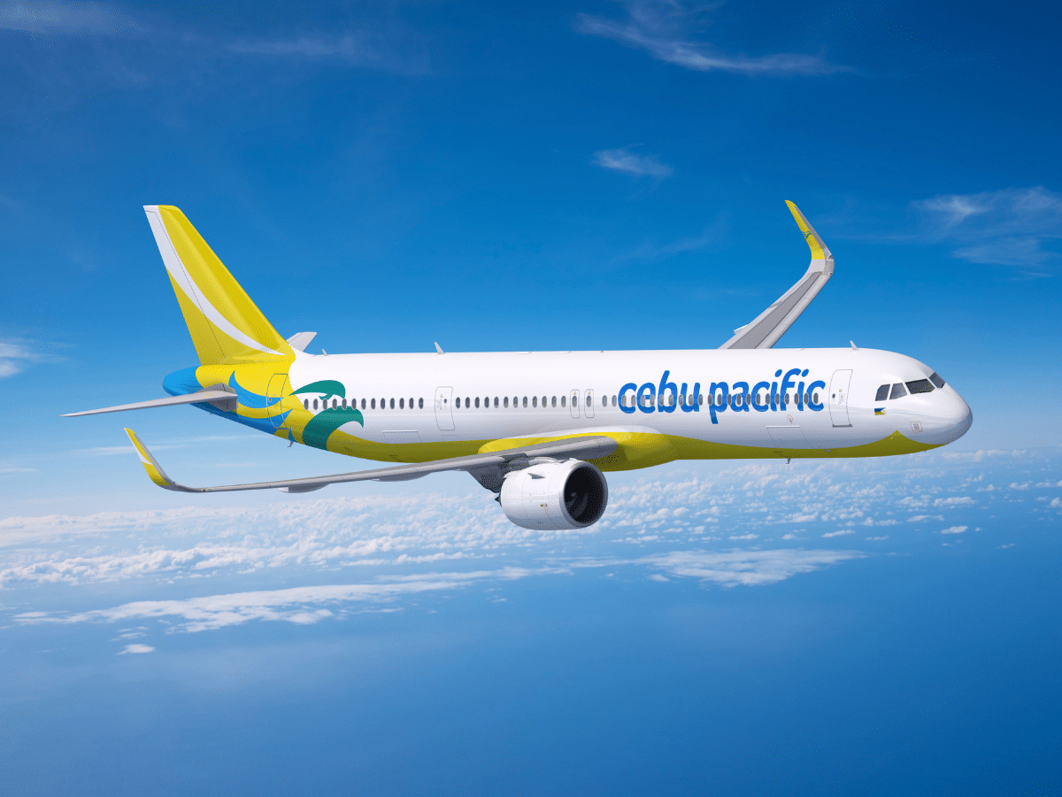Cebu Pacific aircraft on the tarmac