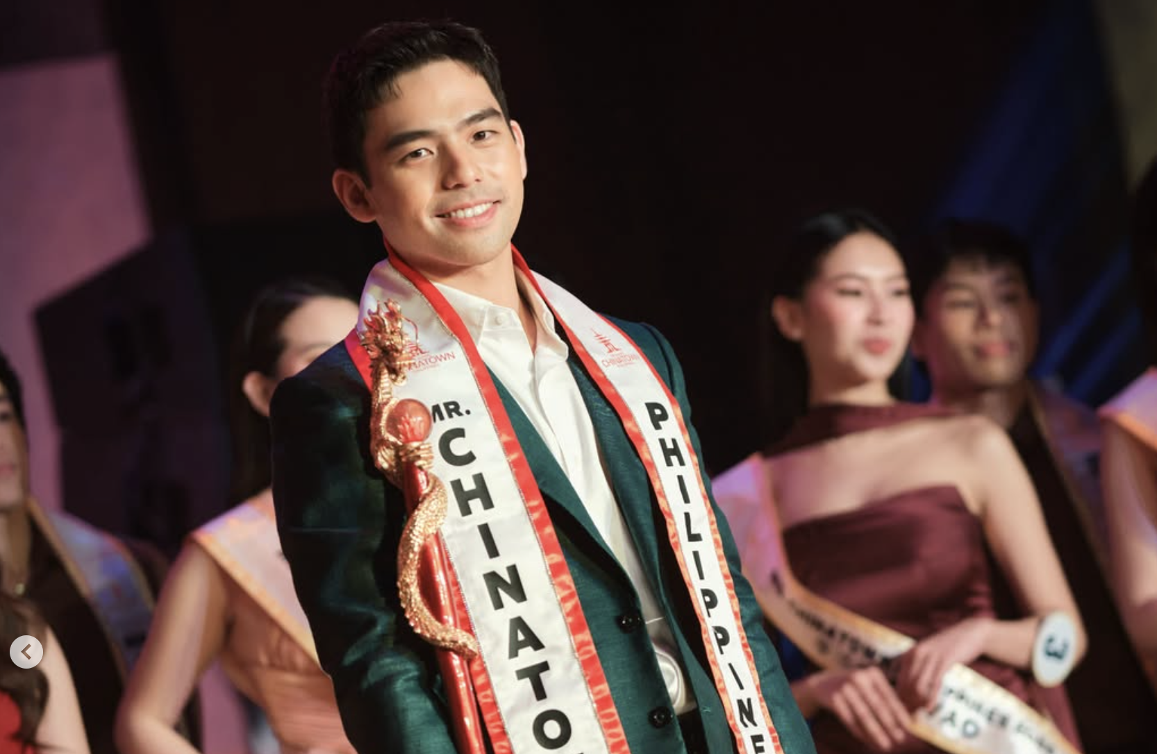 Mr. Chinatown Philippines 2026 Tyrone Tan. He will crown his successor in this year's edition on November 3 at the Newport Performing Arts Theater in Pasay.