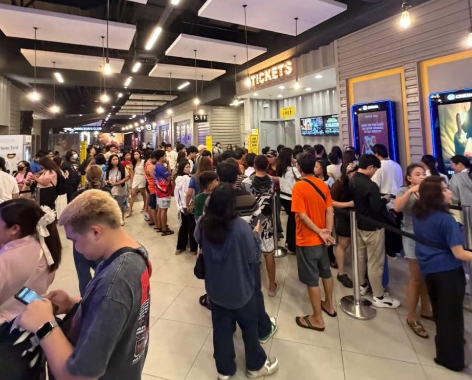 Moviegoers at SM Cinema Grand Central in Manila for the first Philippine National Cinema Day.