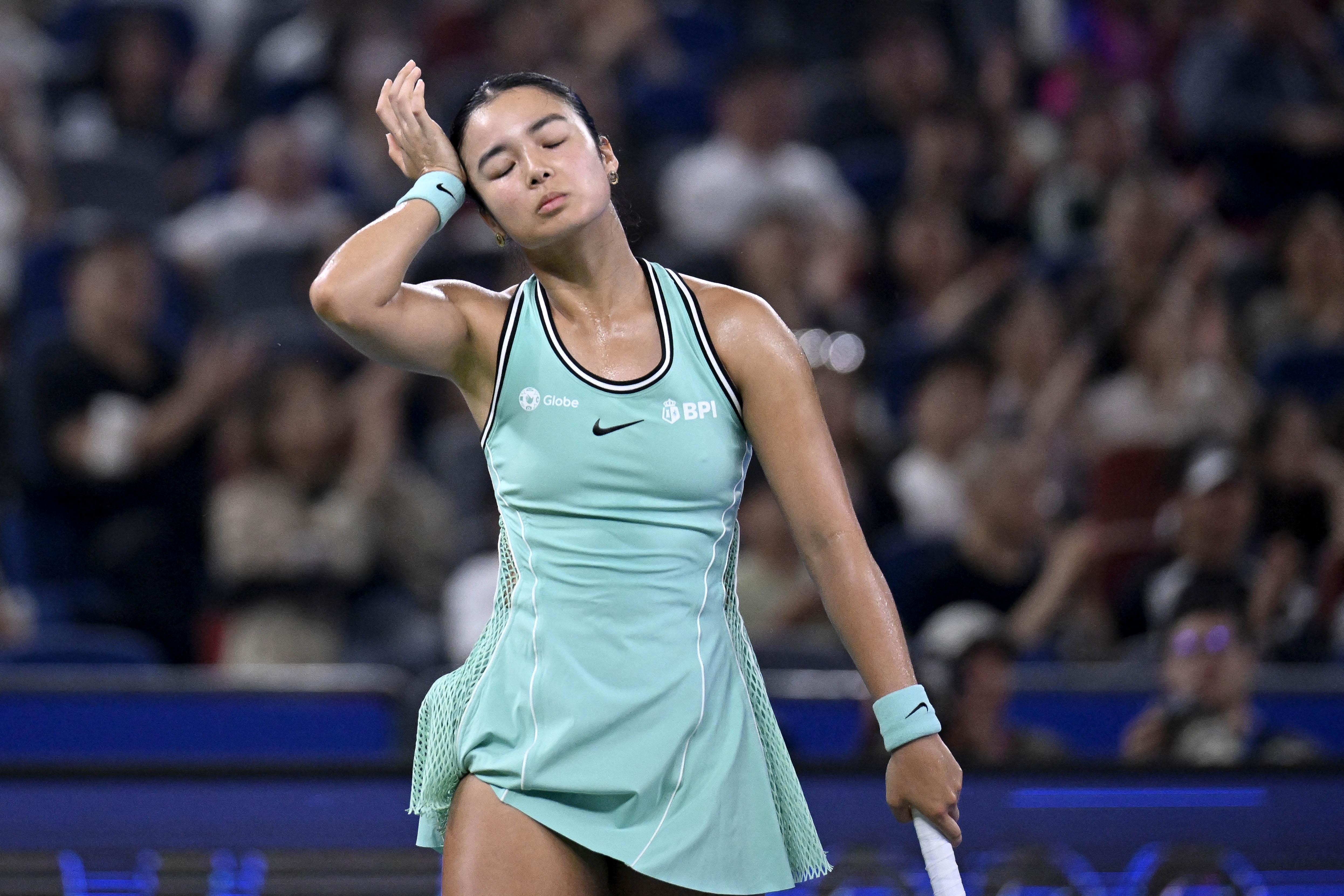 Alex Eala in Wuhan loss