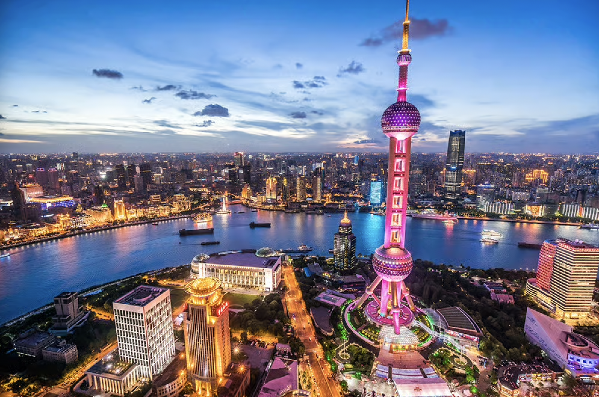 Shanghai China at Night