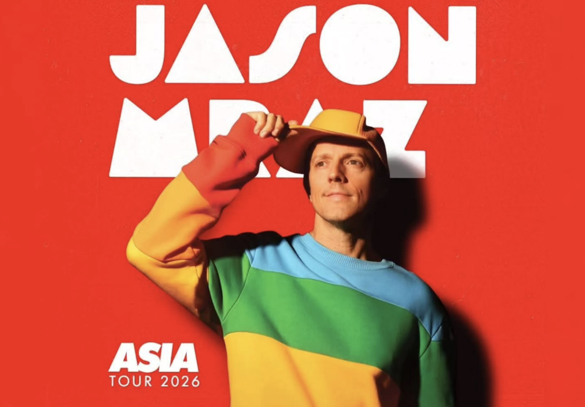 Jason Mraz Asia Tour 2026 promotional image